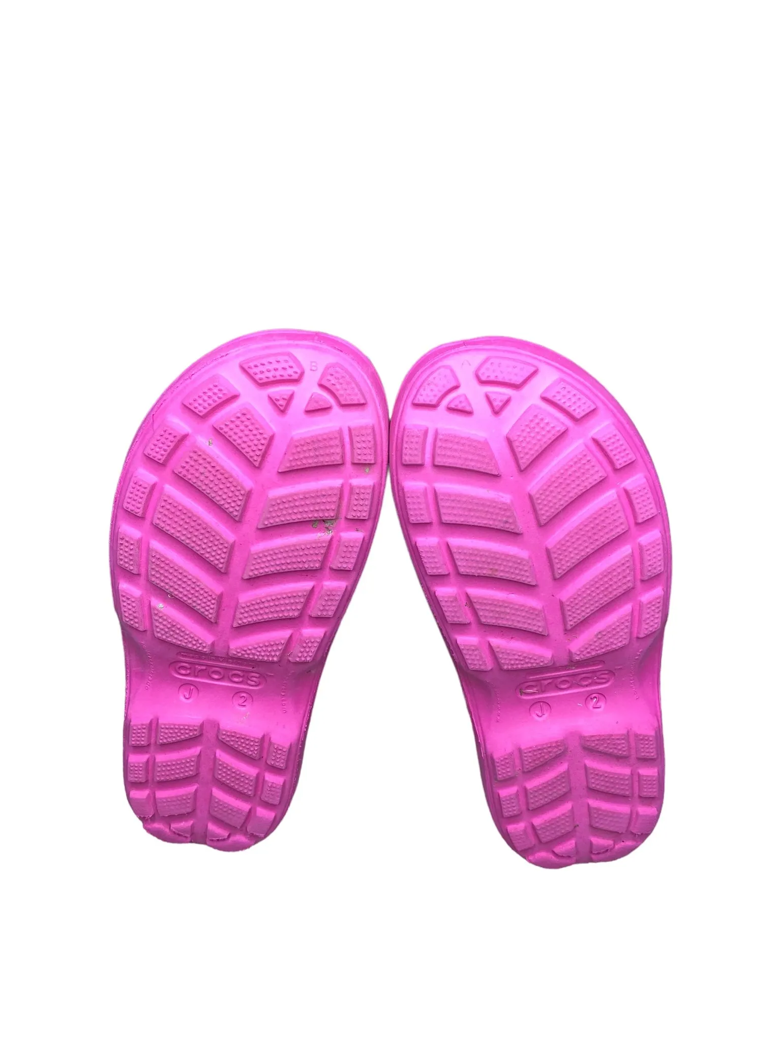Crocs Handle All Pink It Waterproof Rain Boots Toddler Girls (Size: 2) 6173