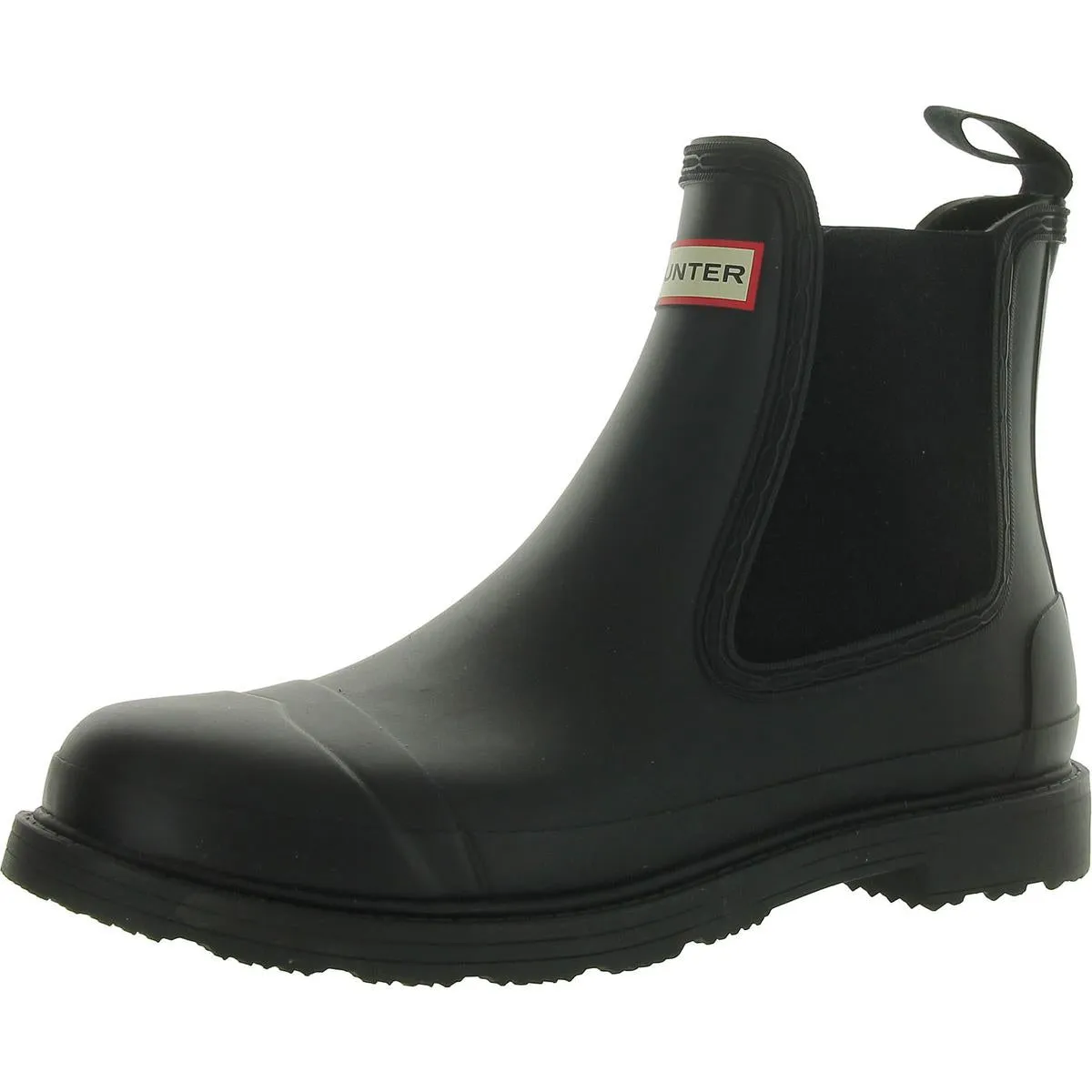 Hunter Mens Commando Rubber Pull On Rain Boots