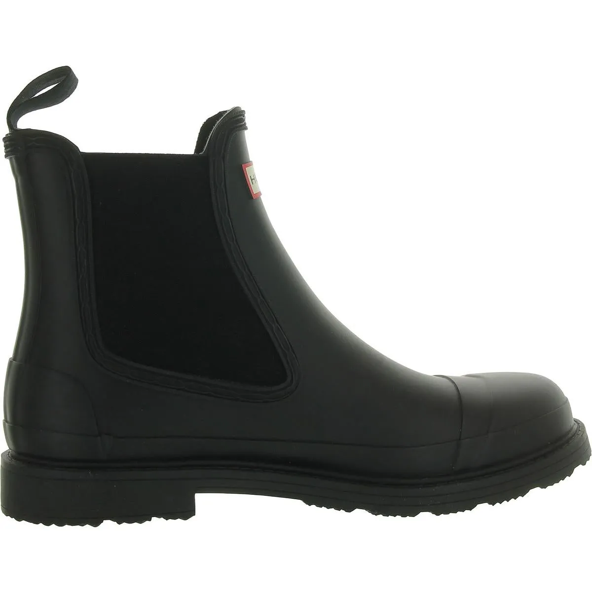 Hunter Mens Commando Rubber Pull On Rain Boots