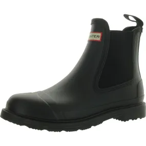 Hunter Mens Commando Rubber Pull On Rain Boots