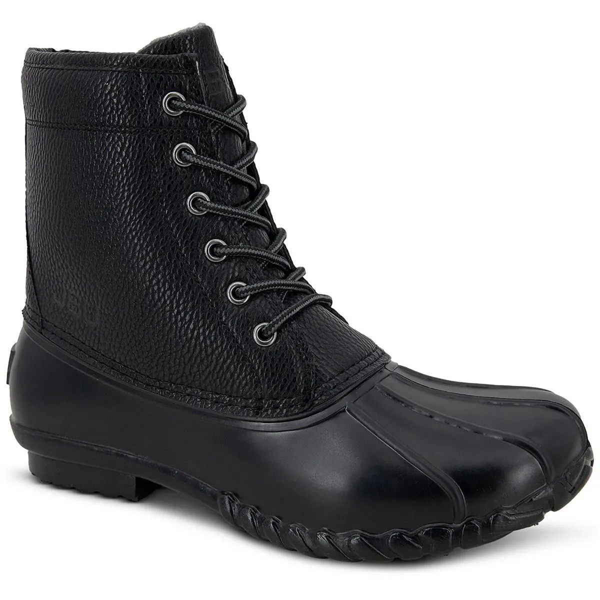 JBU by Jambu Mens Maine Faux Leather Outdoor Rain Boots