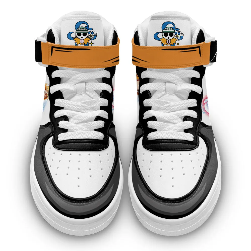 Nami Sneakers Air Mid OP Custom Anime Shoes