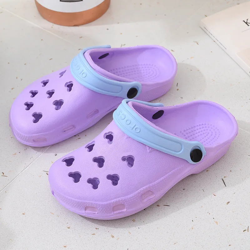 Summer hollow slippers KF82076